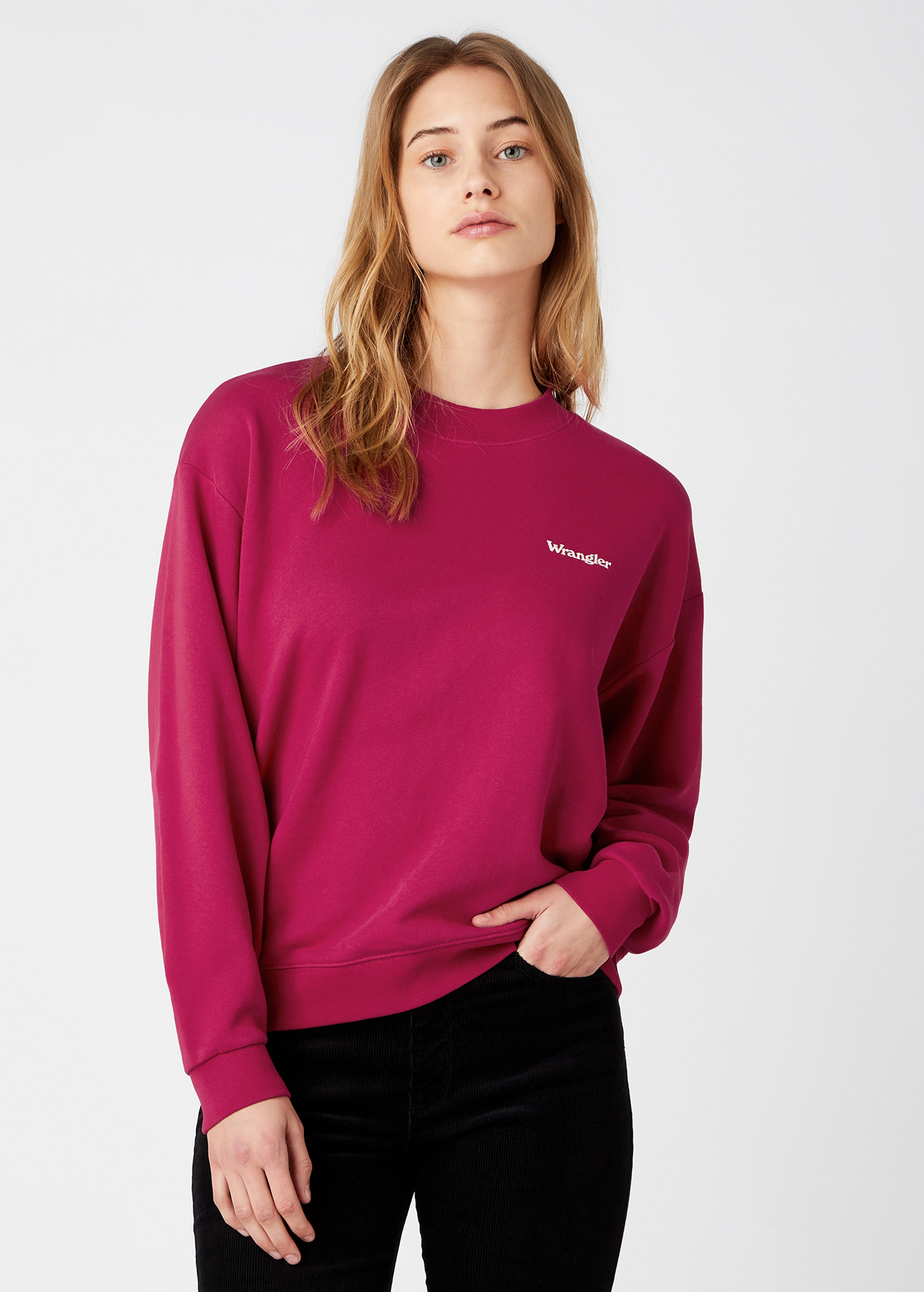 

Свитшот женский Wrangler W6N0HAR09 розовый M, W6N0HAR09