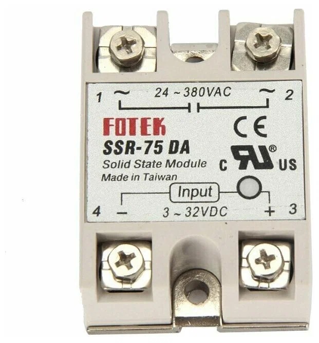 

Твердотельное реле FOTEK SSR-75DA