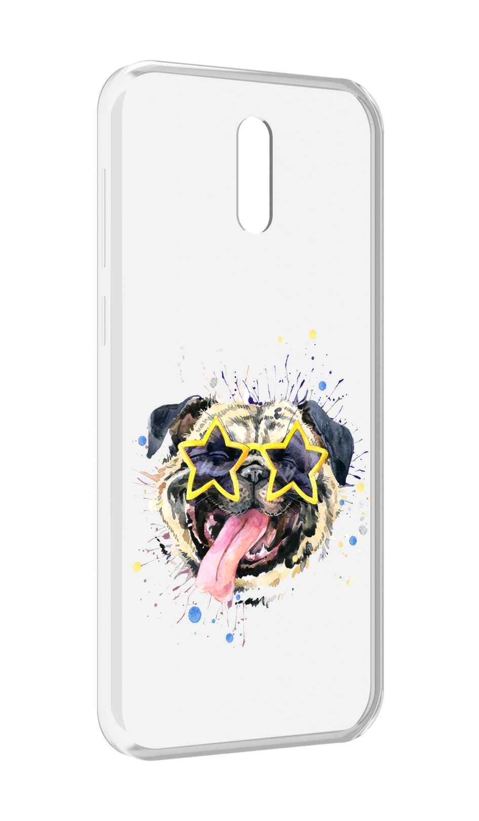 

Чехол MyPads мопс боксер для Alcatel 3L (2019), Прозрачный, Tocco