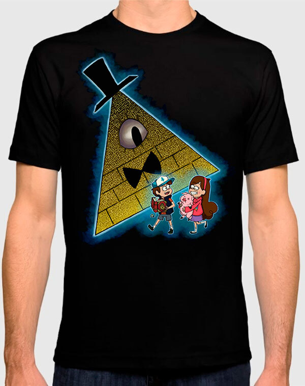 

Футболка мужская Design Heroes Gravity Falls черная XL, Черный, Gravity Falls