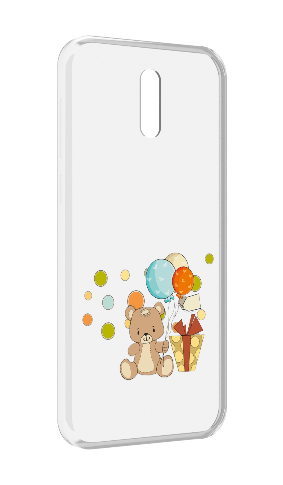 

Чехол MyPads медвеженок с подарком для Alcatel 3L (2019), Прозрачный, Tocco