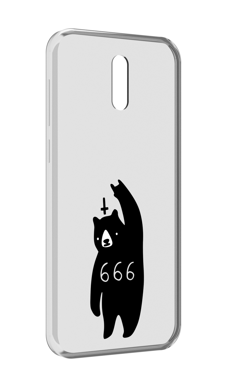 

Чехол MyPads медведь 666 для Alcatel 3L (2019), Прозрачный, Tocco