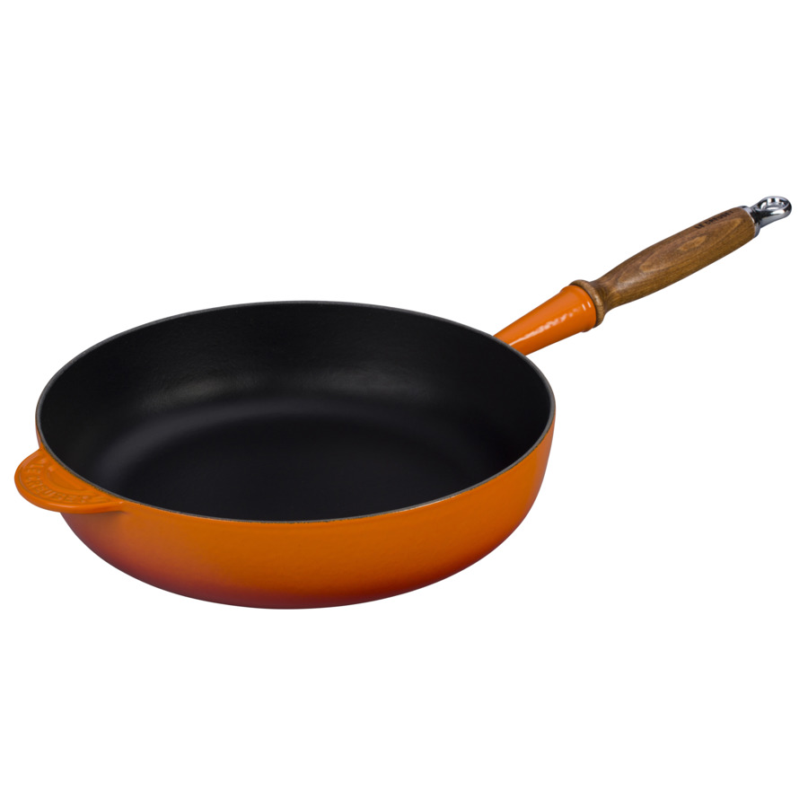 фото Сковорода le creuset flame 28 см, огненная лава, чугун