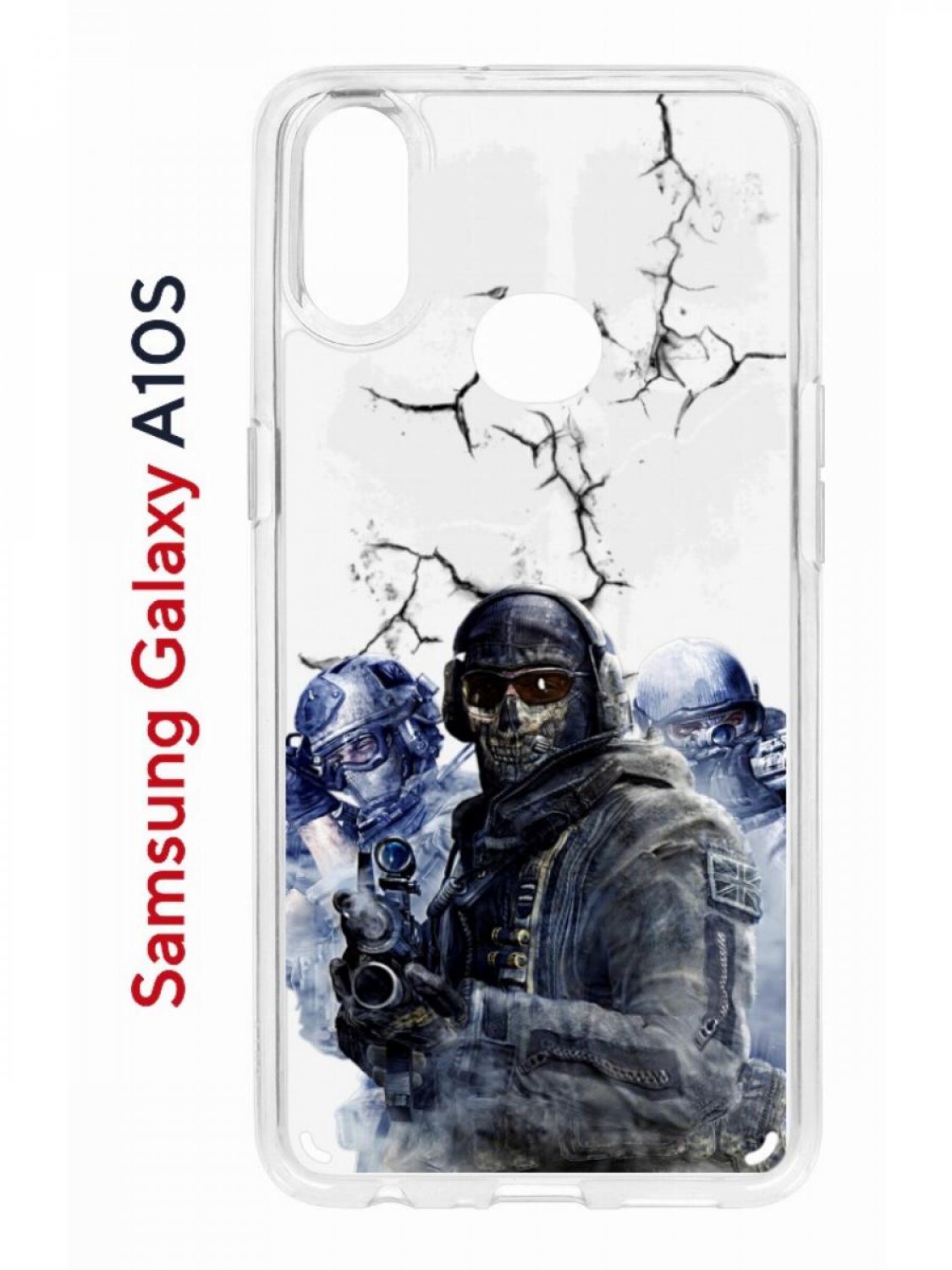 Чехол на Samsung Galaxy A10S с принтом Kruche Print Call of Duty, противоударный бампер