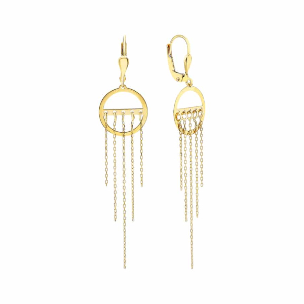 

Серьги шандельеры из желтого золота MOSTAR JEWELLERY P37E0047, P37E0047