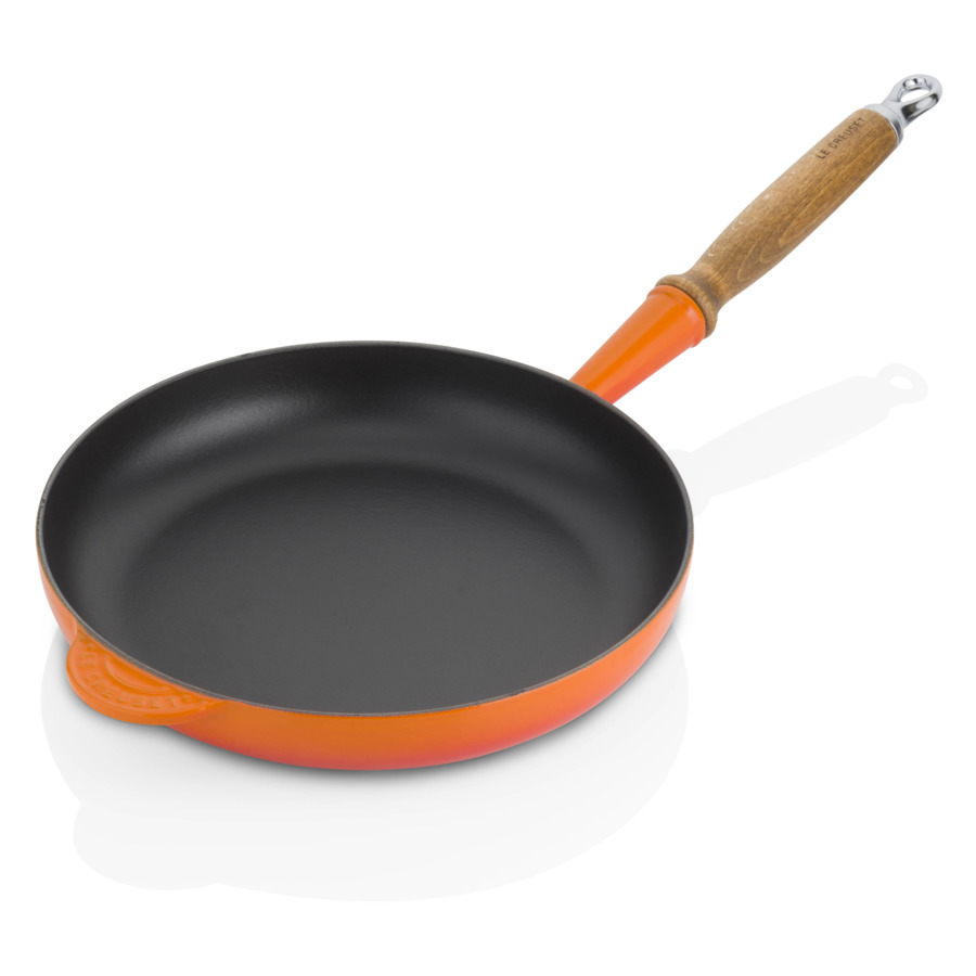 фото Сковорода le creuset flame 26 см, огненная лава, чугун