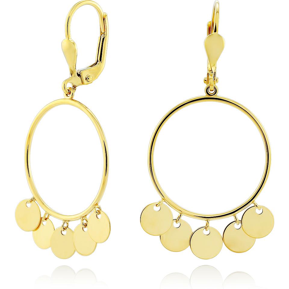 

Серьги женские из золота MOSTAR JEWELLERY P37E0023, без вставки, P37E0023