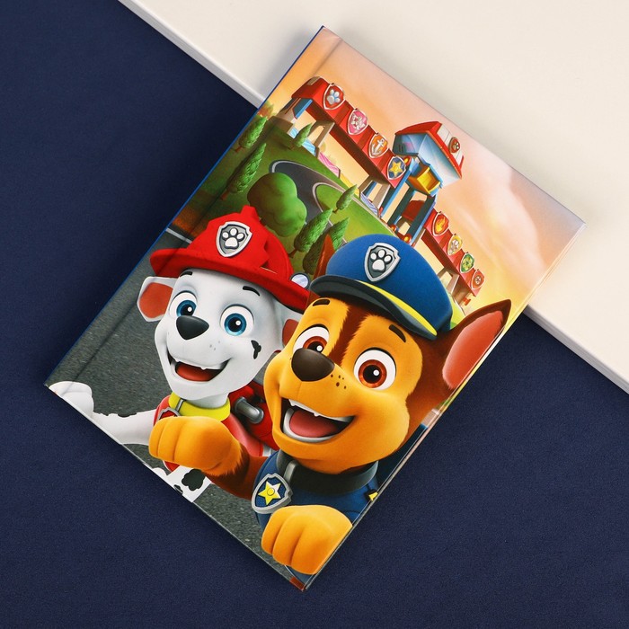 

Блокнот А6, 40 листов в твёрдой обложке, Paw Patrol