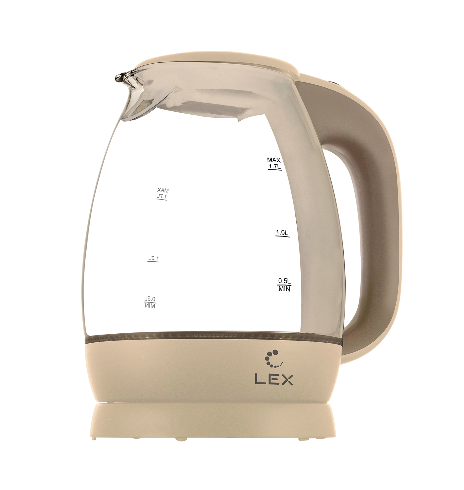 Чайник электрический LEX LX 3002-2 1.7 л бежевый