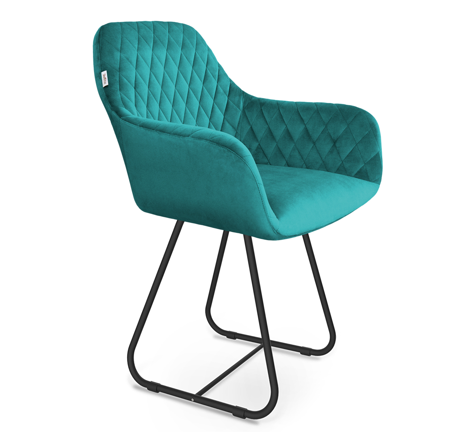 

Стул Sheffilton SHT-ST38/S38, альпийский бирюзовый/черный муар, SHT-ST38/S38