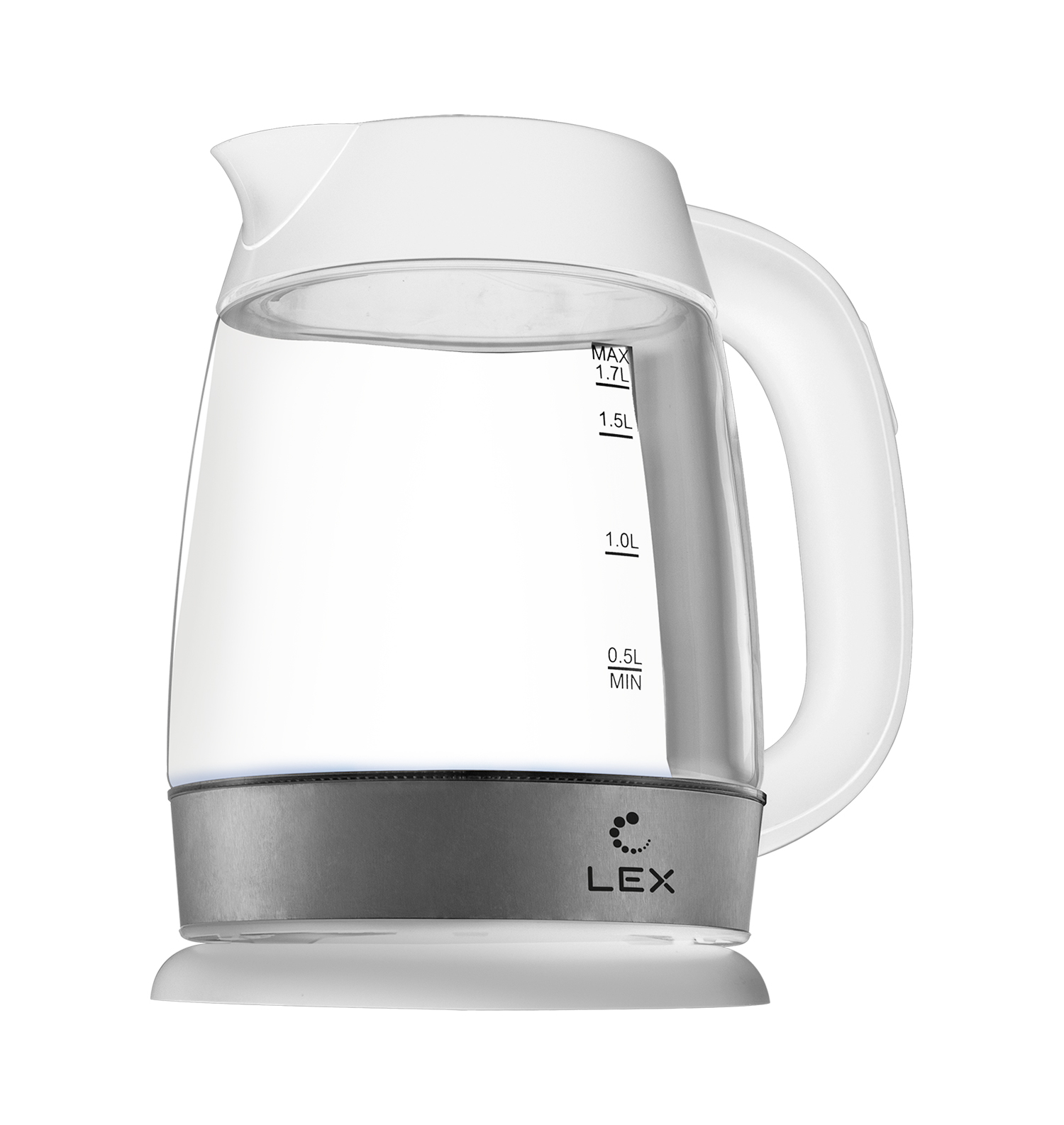 Чайник электрический LEX LX 30011-2 1.7 л белый диспенсер для налива воды ael t ael 102 белый