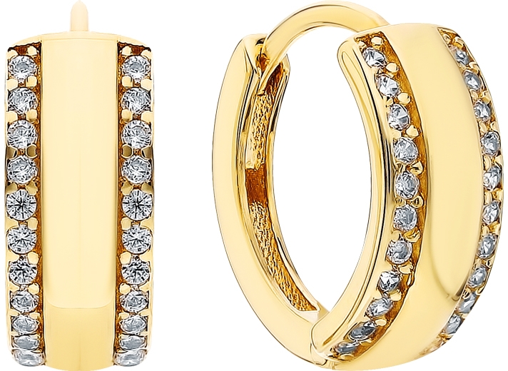 

Серьги женские из золота MOSTAR JEWELLERY SGH0456, фианит, SGH0456