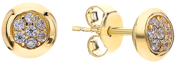 

Серьги женские из золота MOSTAR JEWELLERY SGE2184, фианит