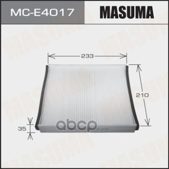 

Фильтр воздушный салона MASUMA MCE4017