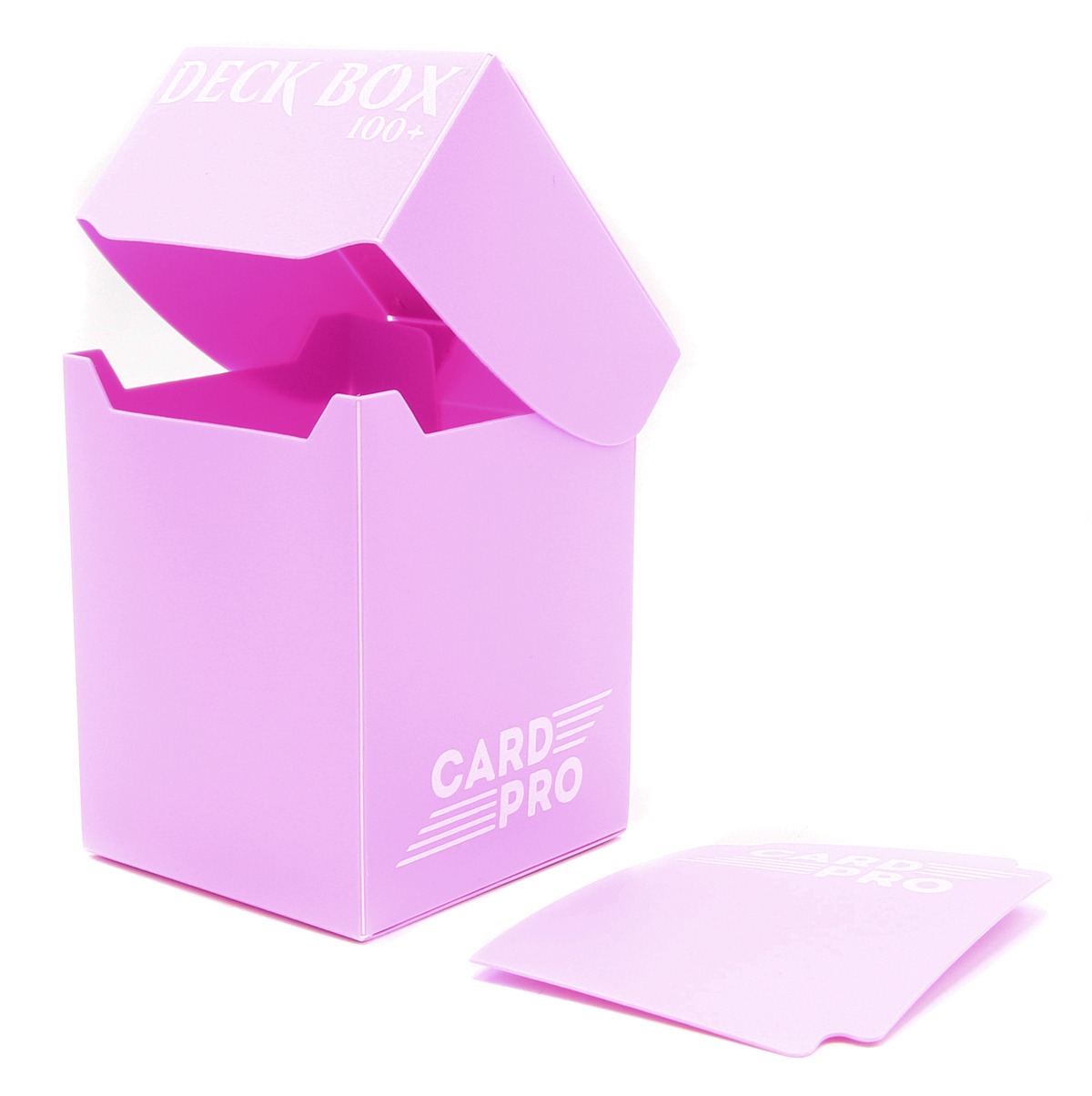 

набор из 5 пластиковых коробочек card-pro - розовая (100+ карт)