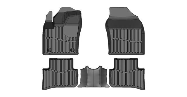 фото Коврики резиновые в салон srtk 3d premium для toyota c-hr (2016-) pr.ty.chr.16g.02085
