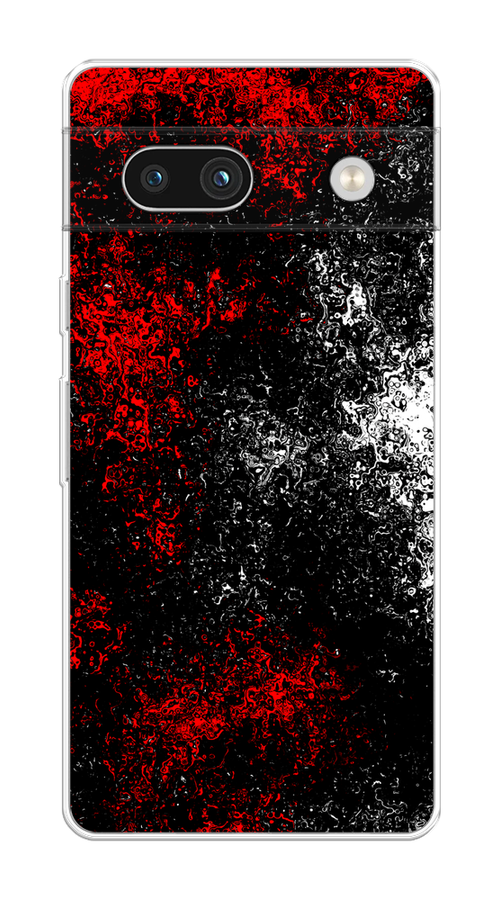 

Чехол на Google Pixel 7A "Монотипия", Красный;черный;белый, 271450-3