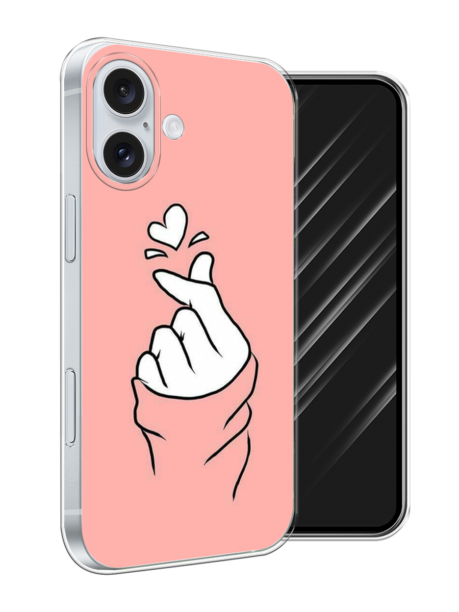 

Чехол Awog на Apple iPhone 16 Plus "Любовь-щелк", Оранжевый, 16150-1