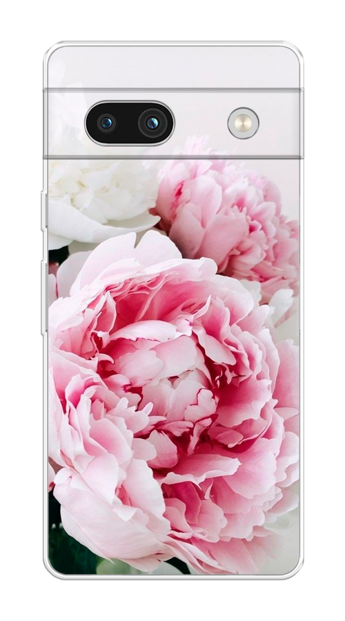 

Чехол на Google Pixel 7A "Розовые и белые пионы", Розовый;белый, 271450-2