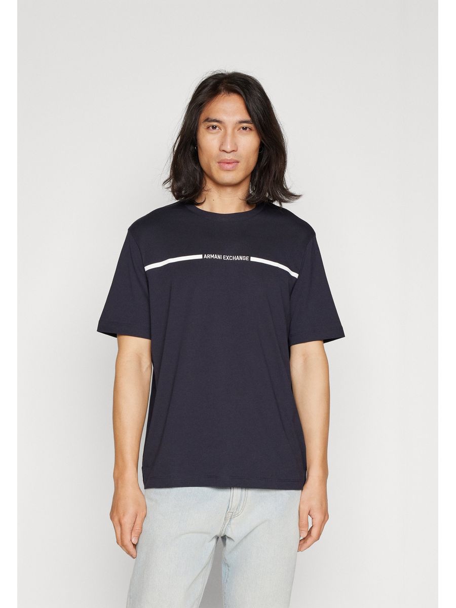 

Футболка мужская Armani Exchange ARC22O0FN синяя L, Синий, ARC22O0FN