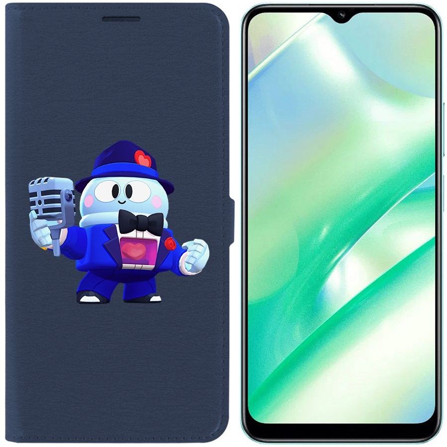 

Чехол-книжка Eco Book для Realme C33 Brawl Stars-Стильный Лу