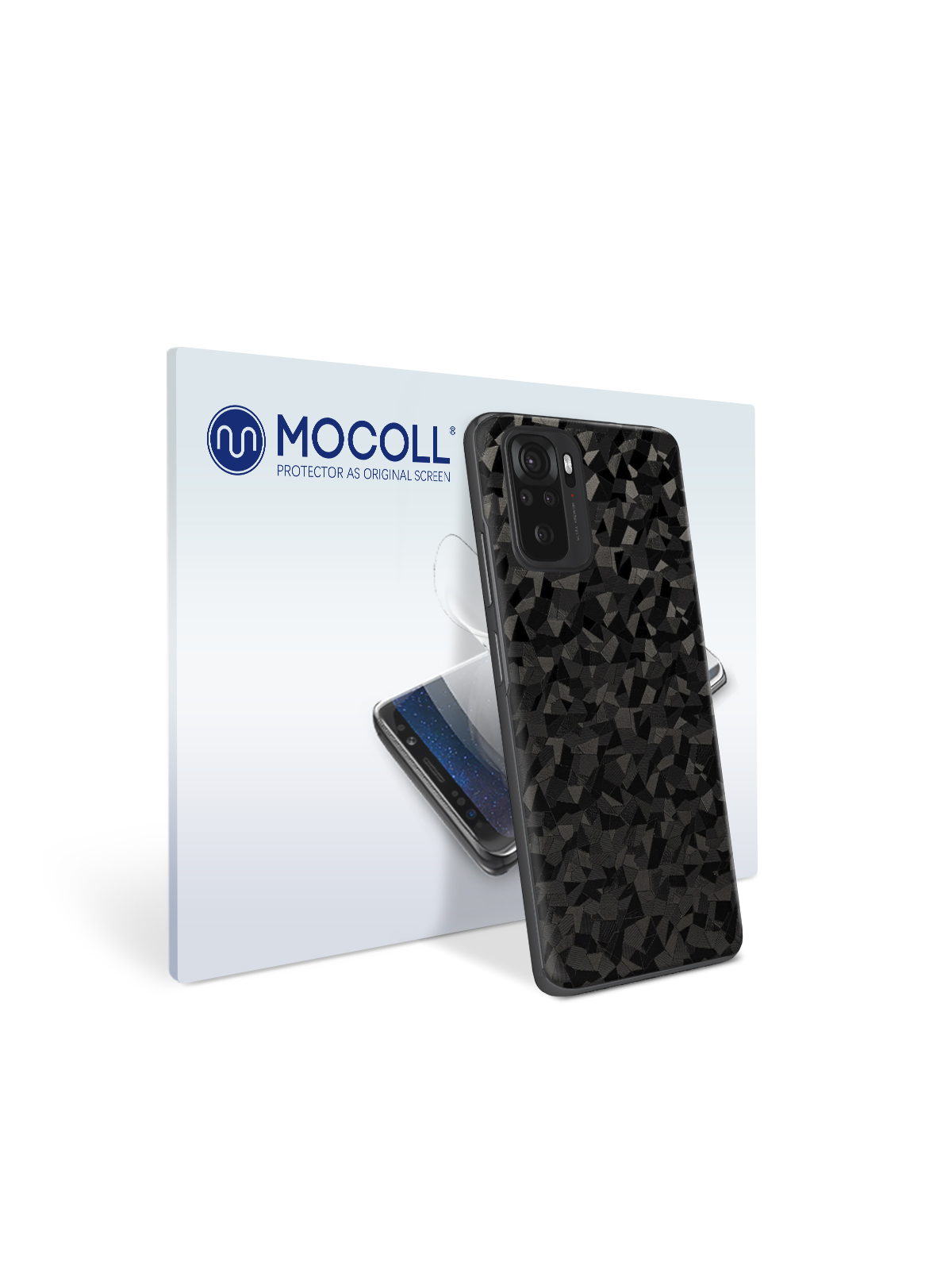 

Пленка защитная MOCOLL для задней панели Xiaomi Redmi 9T Тень мозаика