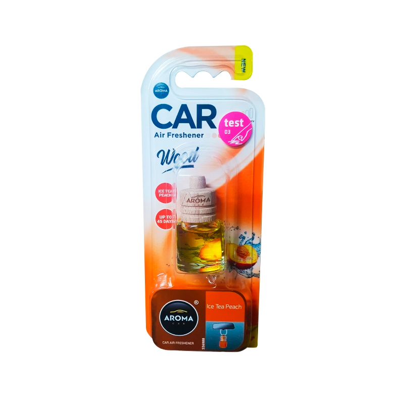 фото Ароматизатор жидкий aroma car wood tea peach 6 мл