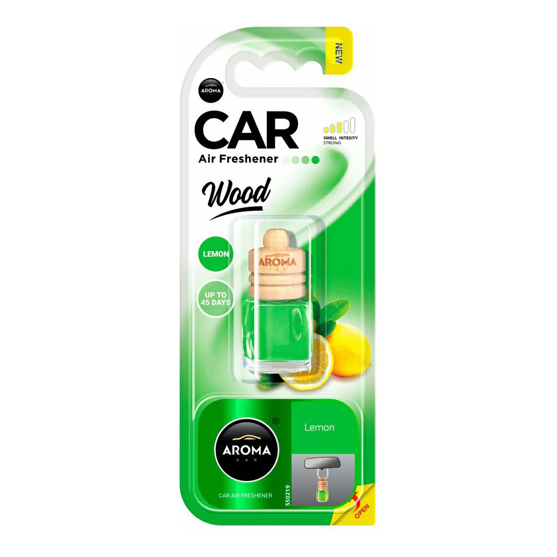 фото Ароматизатор воздуха aroma car wood lemon 50 мл