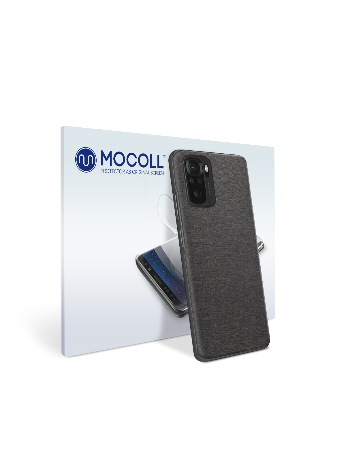 

Пленка защитная MOCOLL для задней панели Xiaomi Redmi 9T Металлик Черный