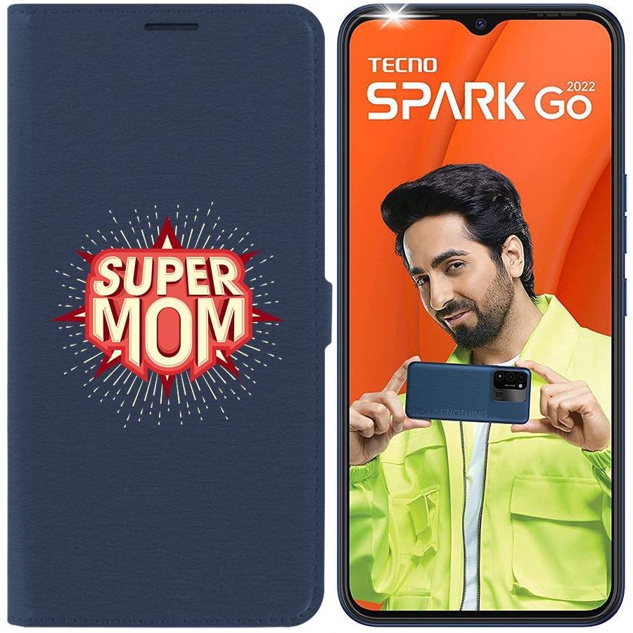 

Чехол-книжка Eco Book для Tecno Spark Go 2022 Супер Мама
