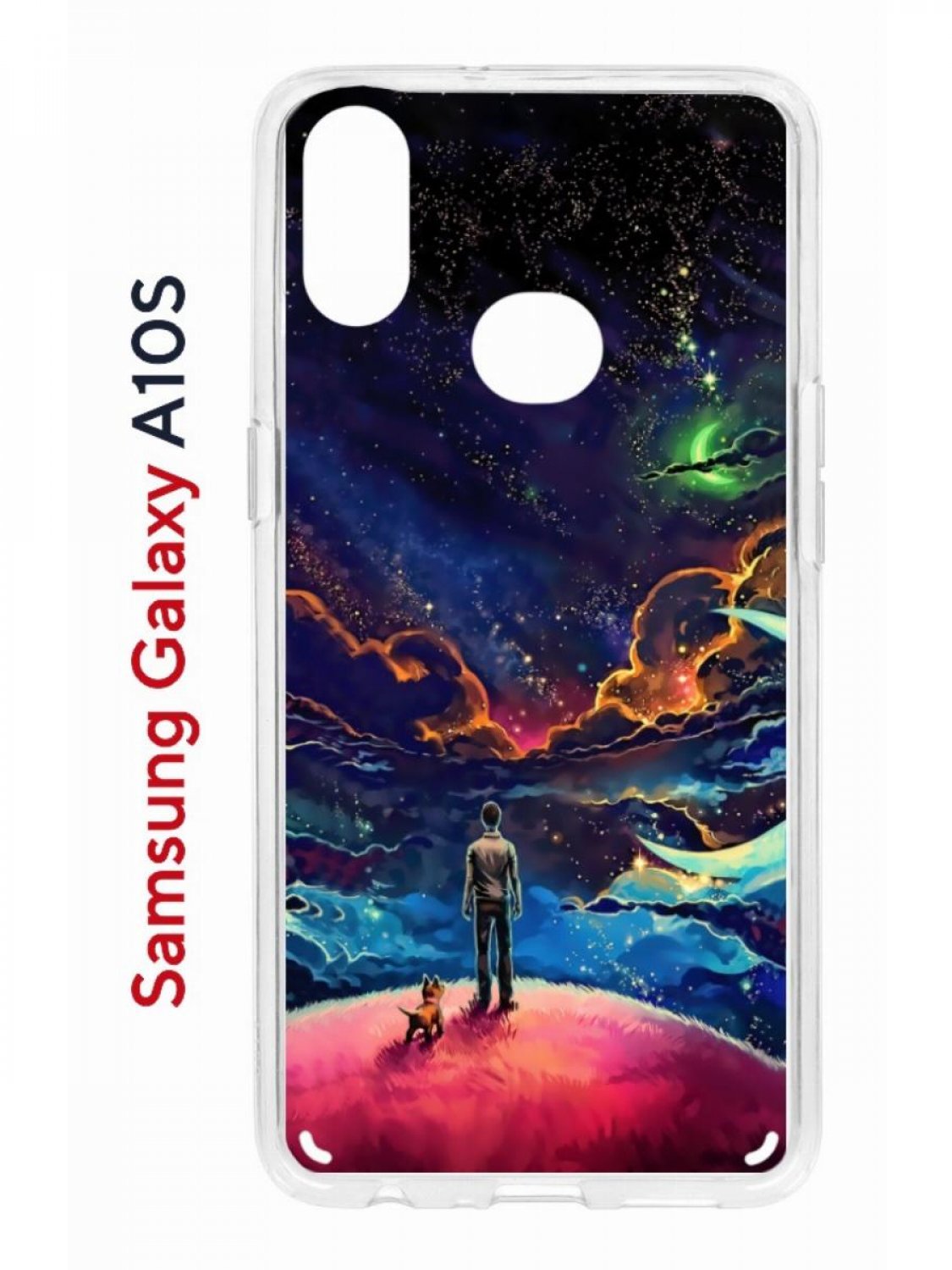 Чехол на Samsung Galaxy A10S с принтом Kruche Print Маленький принц, противоударный бампер