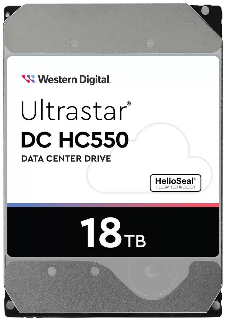 

Жесткий диск WD Ultrastar DC HC550 18 ТБ (0F38459), Ultrastar DC HC550