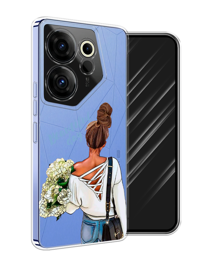 

Чехол Awog на Tecno Camon 20 Premier "Beautiful day vector", Коричневый;белый;зеленый