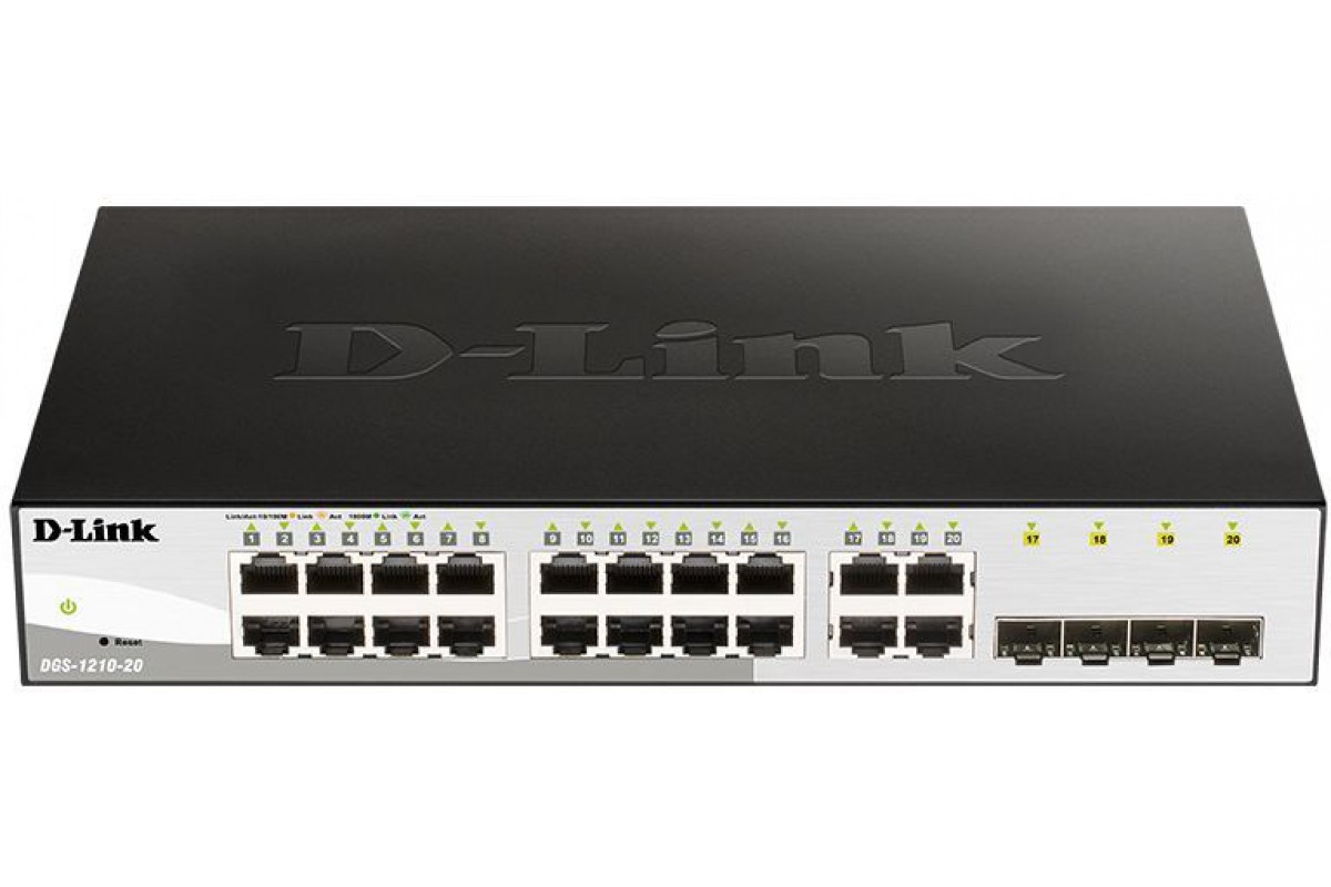 Коммутатор D-Link 494669 черный