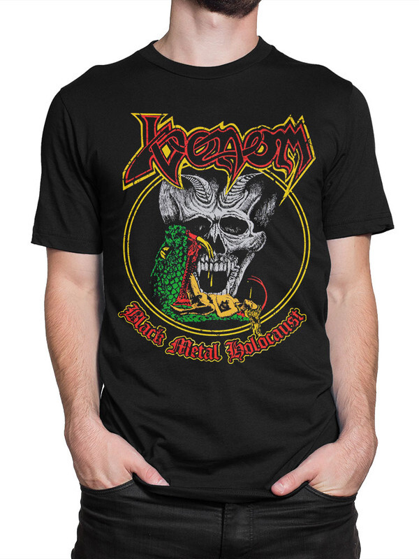 фото Футболка мужская design heroes venom - black metal черная xs