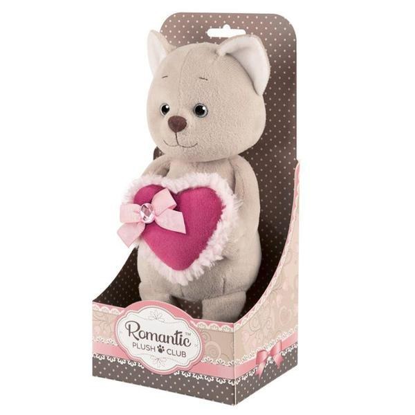 фото Мягкая игрушка романтичный котик 20 см maxitoys luxury romantic plush club