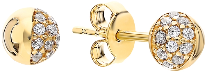 

Серьги-пусеты из золота MOSTAR JEWELLERY SGE1810, фианит, SGE1810