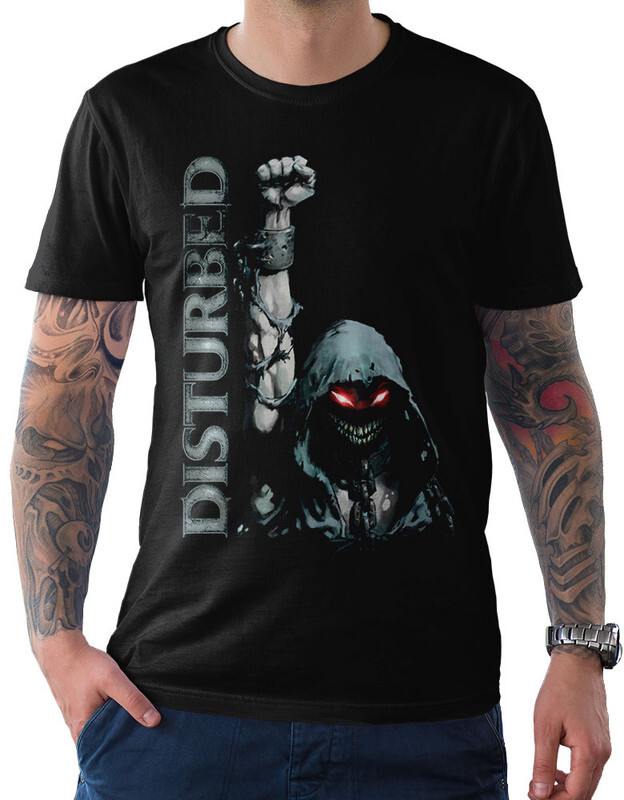 фото Футболка мужская design heroes disturbed черная xs