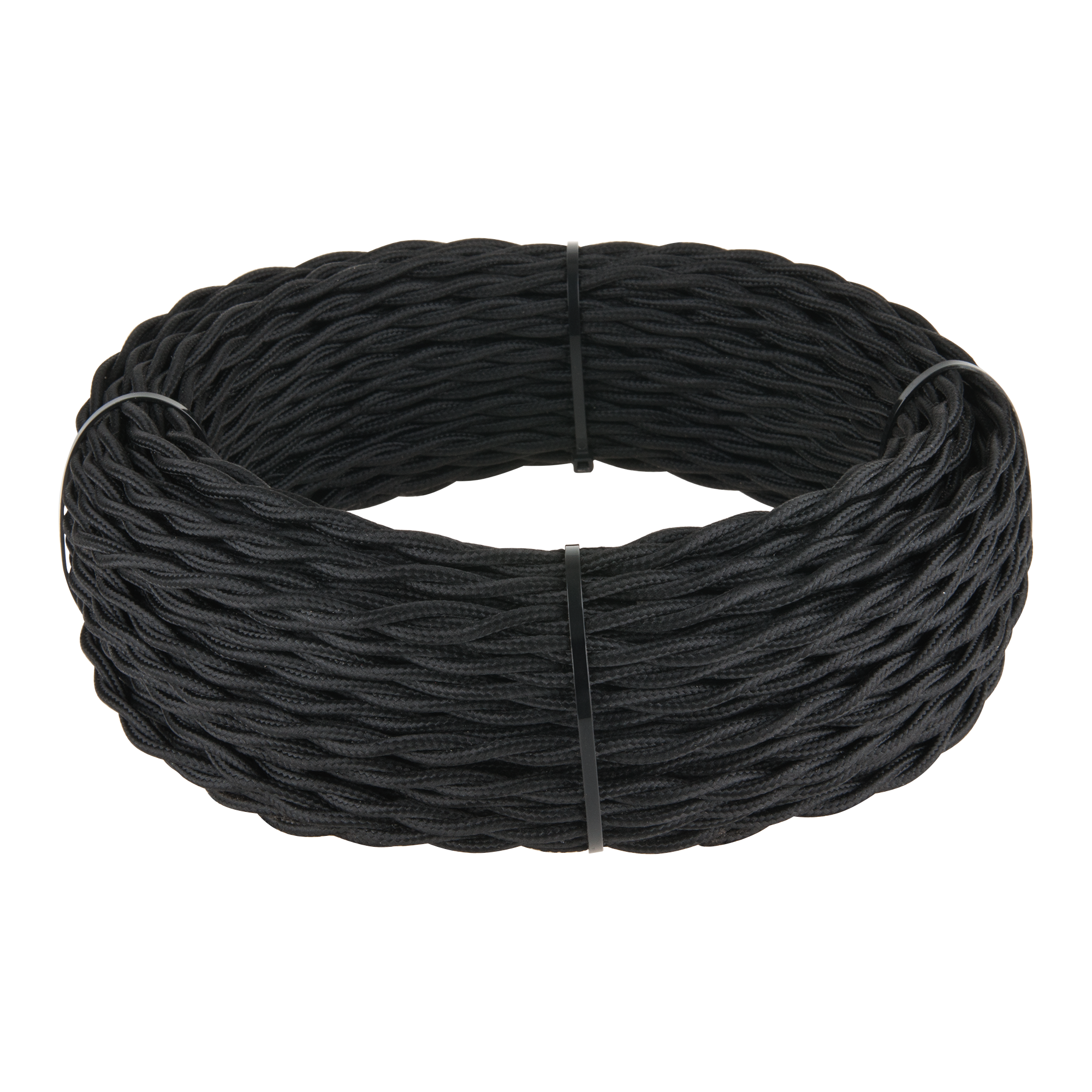 Ретро кабель витой 3х2,5 черный 20 м (под заказ) W6453308