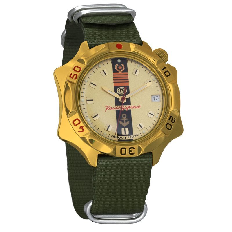 Наручные часы мужские Восток 539217 зеленые