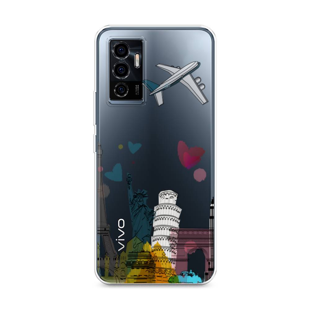 

Чехол Awog на Vivo V23e/Y75 4G "Самолет путешествий", Разноцветный, 265950-10