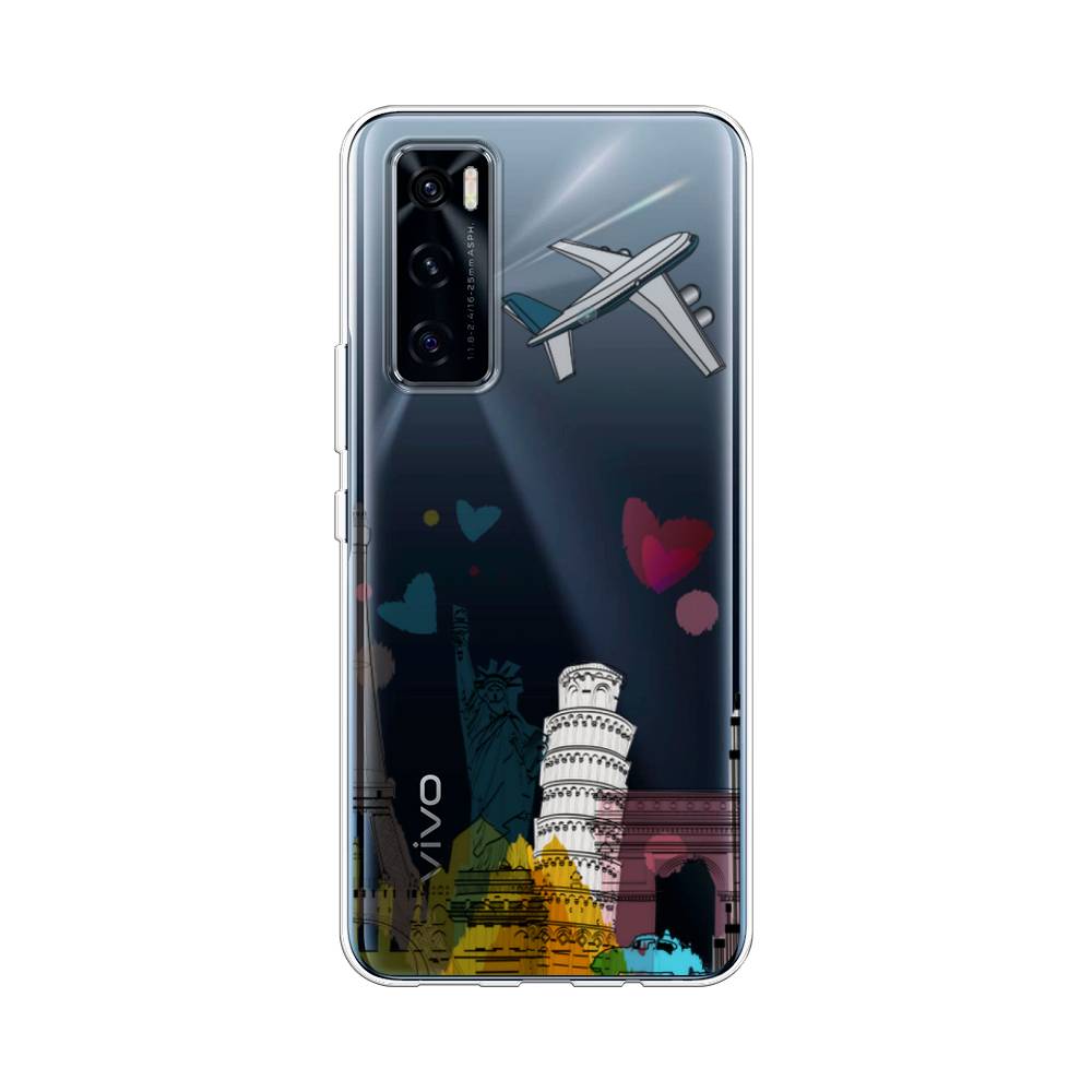 

Чехол Awog на Vivo V20 SE "Самолет путешествий", Разноцветный, 263550-10