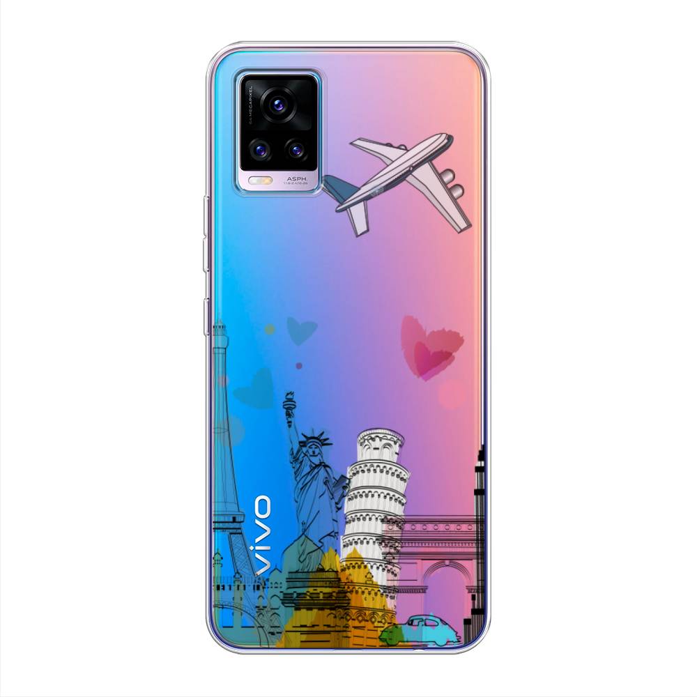 

Чехол Awog на Vivo V20 "Самолет путешествий", Разноцветный, 263350-10
