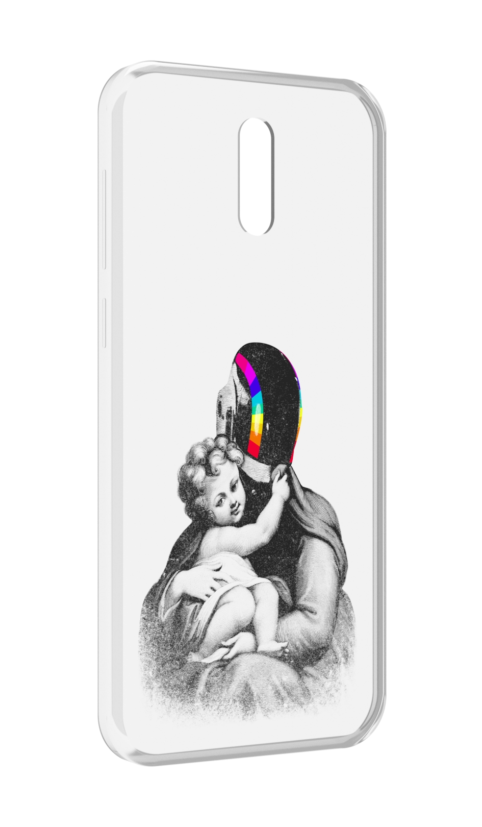 

Чехол MyPads защитник в шлеме для Alcatel 3L (2019), Прозрачный, Tocco