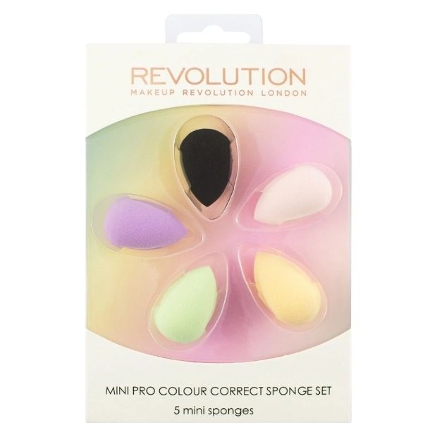 Спонж для макияжа MAKEUP REVOLUTION Mini Pro Colour Correct Sponge Set