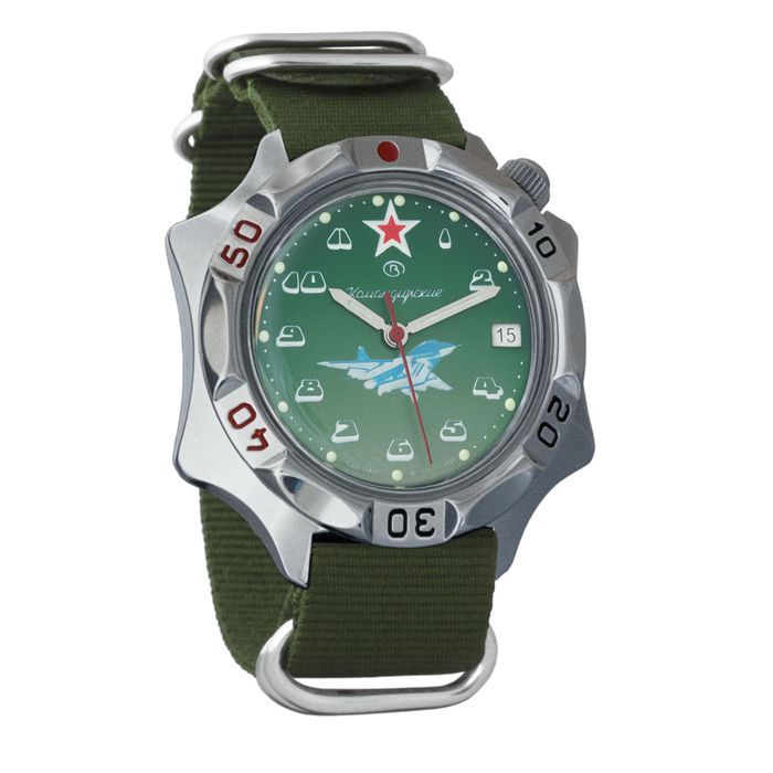 Наручные часы мужские Восток 536124 зеленые
