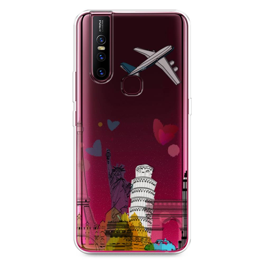 

Чехол Awog на Vivo V15 "Самолет путешествий", Разноцветный, 261050-10