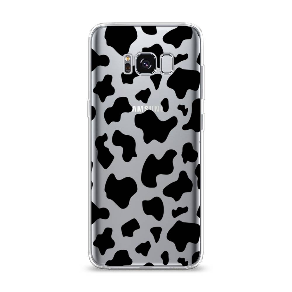 

Чехол Awog на Samsung Galaxy S8 "Пятна коровы черные", Черный, 24750-2