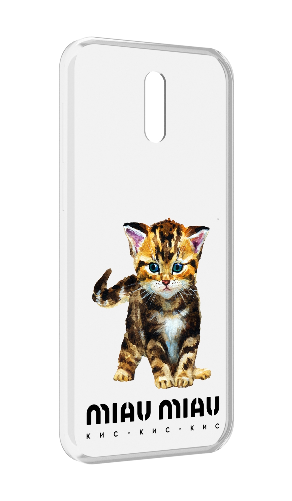 

Чехол MyPads Бренд miau miau для Alcatel 3L (2019), Прозрачный, Tocco
