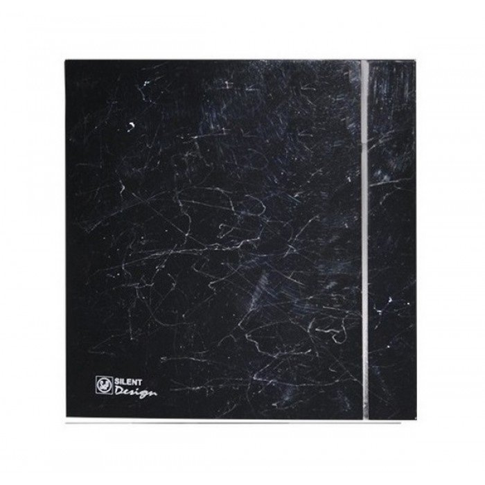 фото Вытяжка для ванной комнаты soler & palau silent-200 cz marble black design - 4c (230v 50) soler&palau